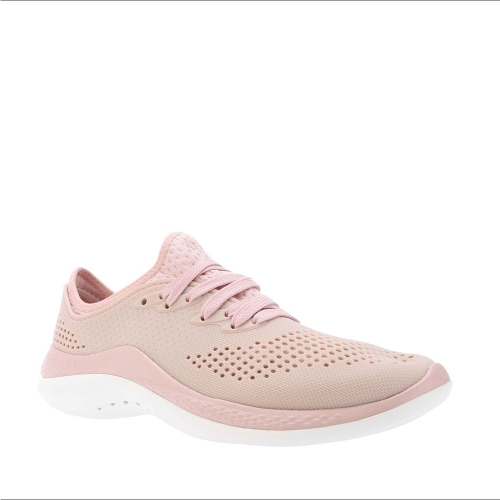 Crocs Womens 360 Pacer Literide Ballet Pink Comfort Sneakers Shoes sz 7